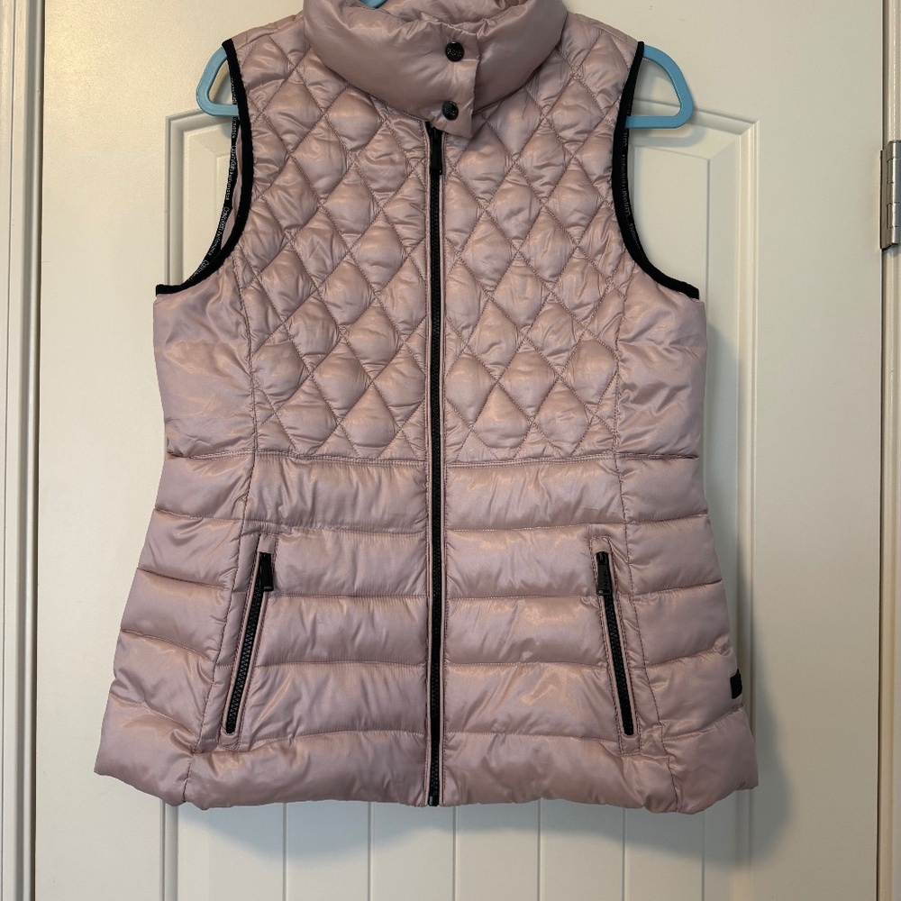 Calvin Klein Performance Women’s Pink Sleeveless Puffer Vest Size L